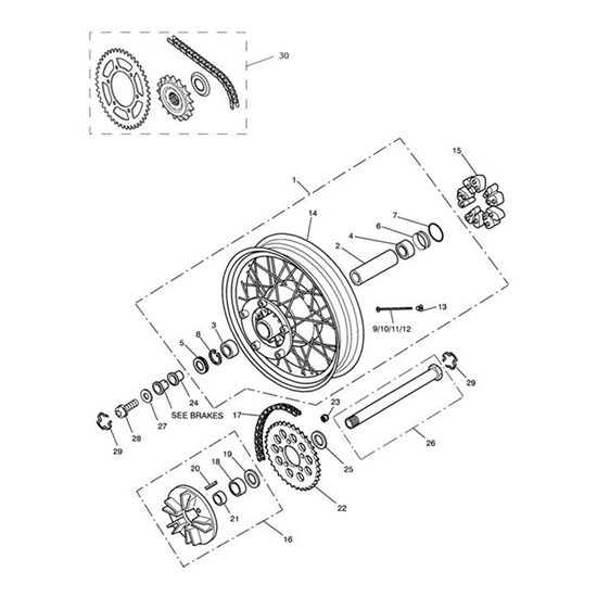 Bild von 530 Chain, 106L, Spares Kit