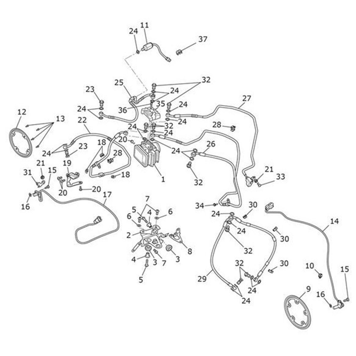 Bild von ABS Modulator, Wet
