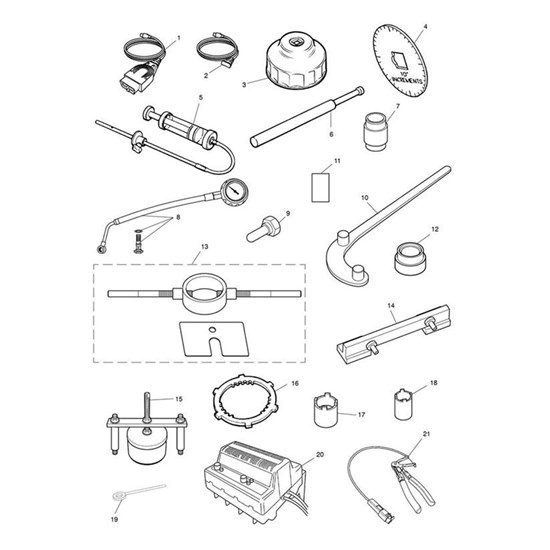 Bild von ALTERNATOR ROTOR BRACE