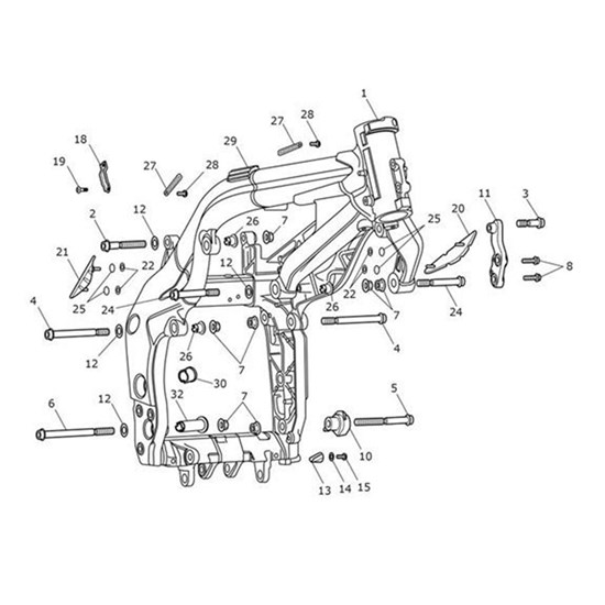 Bild von Adjuster, Frame, M12, Long