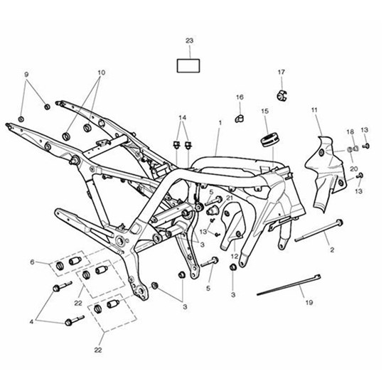 Bild von Adjuster Assy, Swingarm