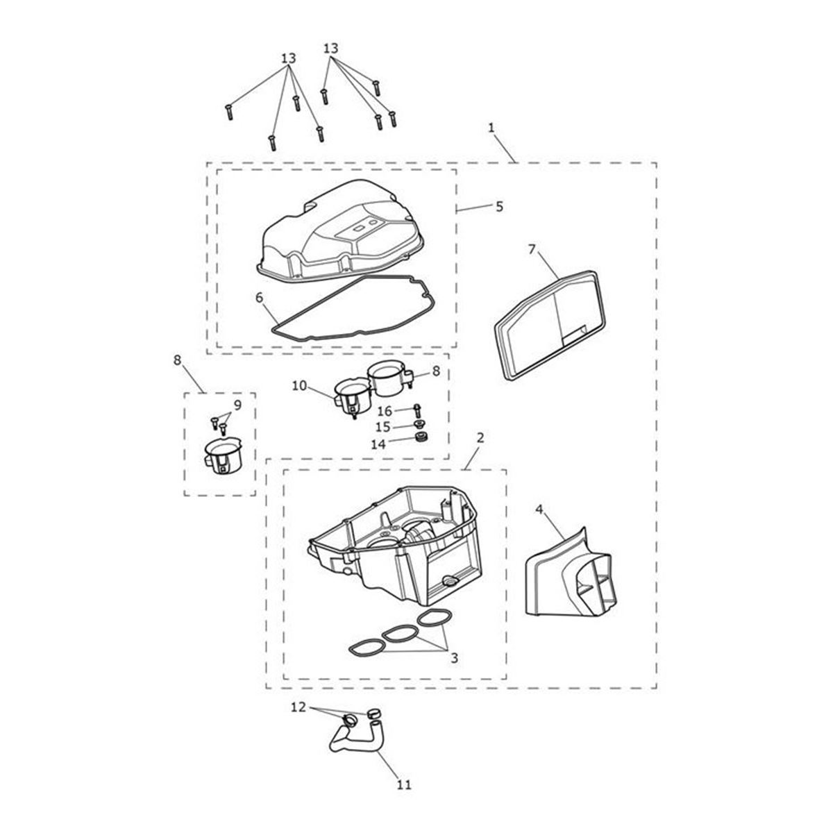 Bild von Airbox, Lower, Assy