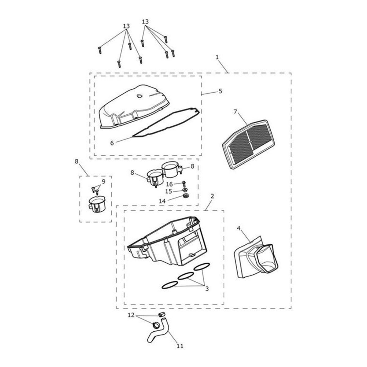 Bild von Airbox, Lower, Assy