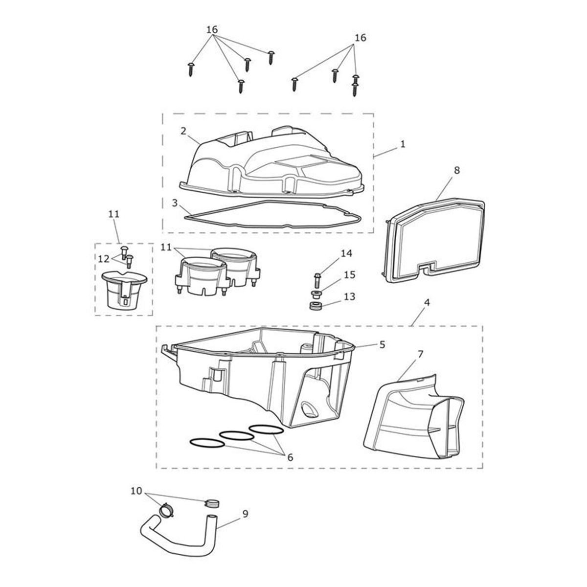 Bild von Airbox, Upper, Assembly, 2nd Inj