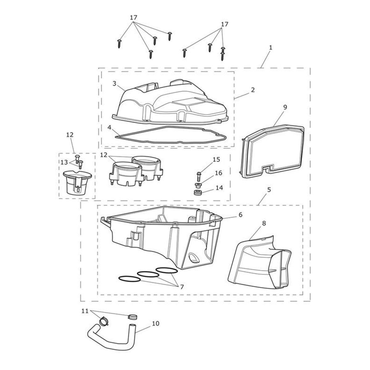 Bild von Airbox, Upper, Assy