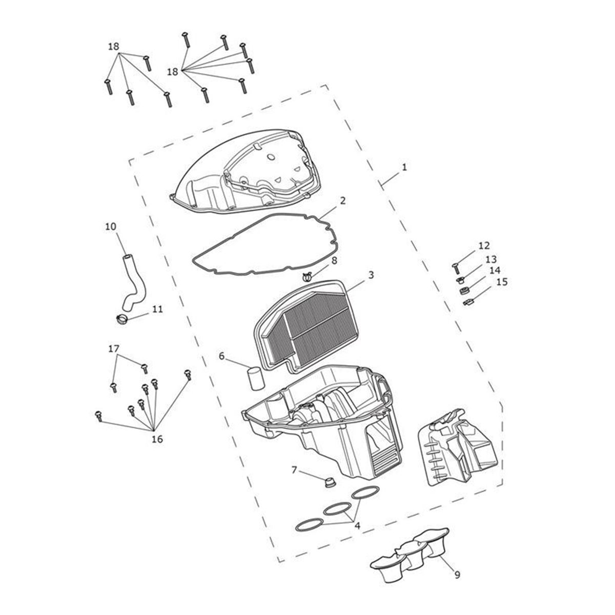 Bild von Airbox Assembly