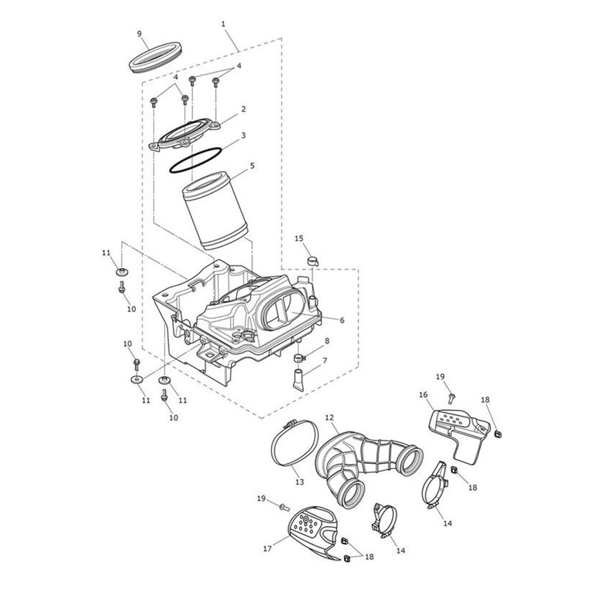 Bild von Airbox Assembly