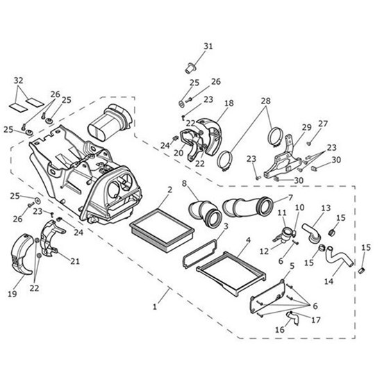 Bild von Airbox Assy, D44, Type E