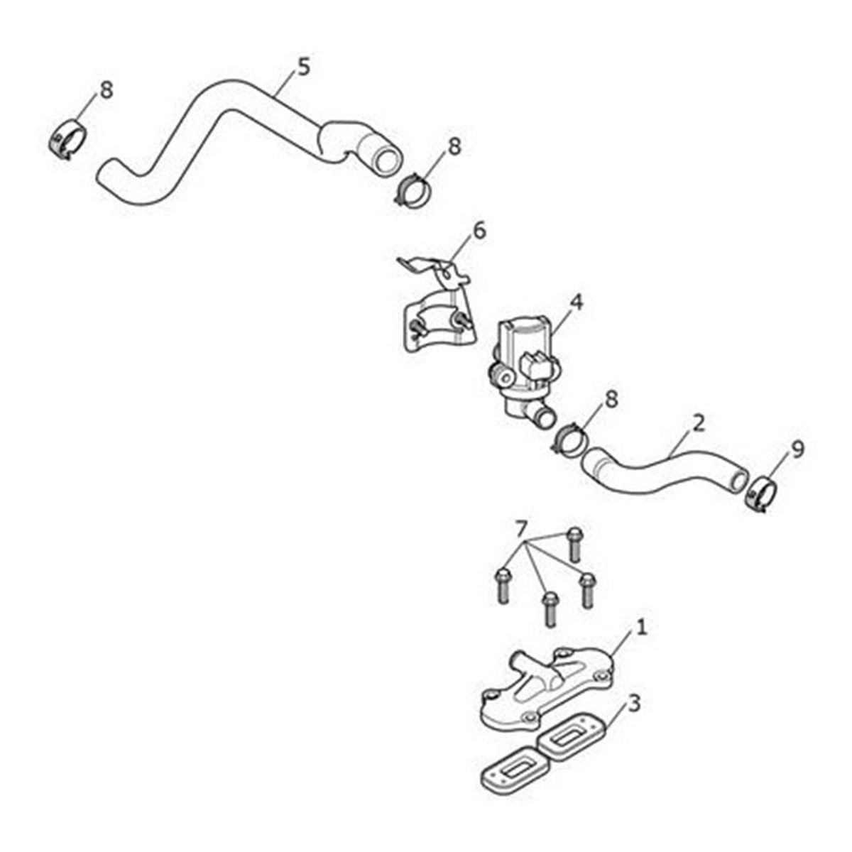 Bild von Airbox Hose, SAI