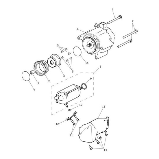 Bild von Alternator, External