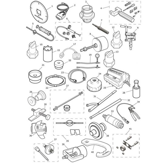 Bild von Alternator Rotor Holding Assembly