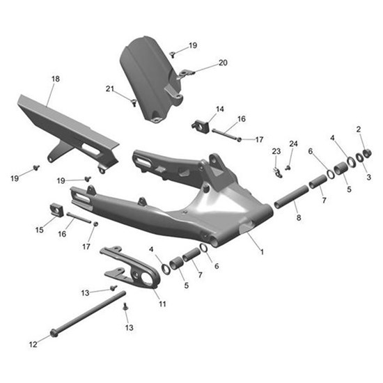 Bild von Assy Swing Arm TA122002, T102B