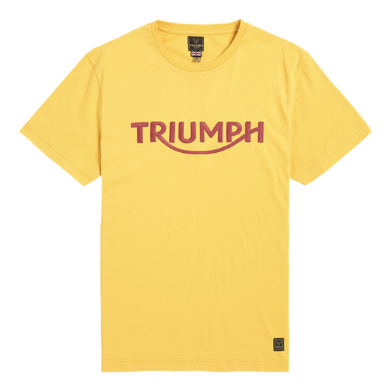 Bild von BAMBURGH T-SHIRT GOLD / VERMILION