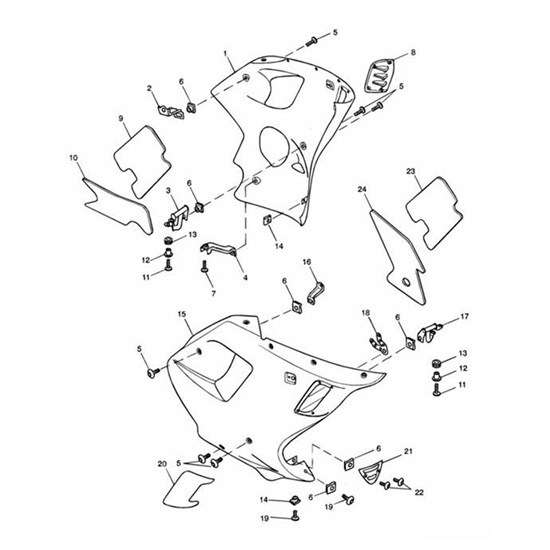 Bild von BRACKET,FAIRING,FRONT,LH