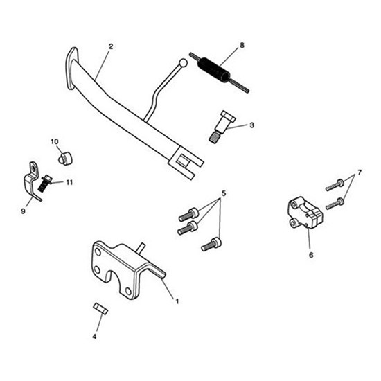 Bild von BRACKET,SIDESTAND