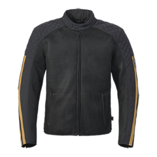 Bild von BRADDAN RETRO MESH JACKET BLACK / GOLD