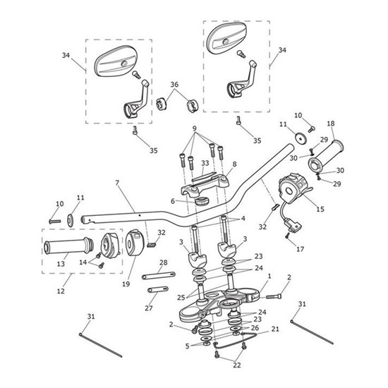 Bild von Badge, S, Clamp, Handlebar