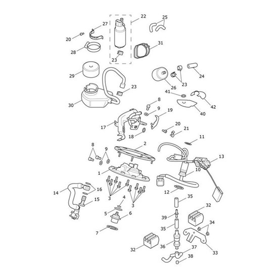 Bild von Baffle, Fuel Pump