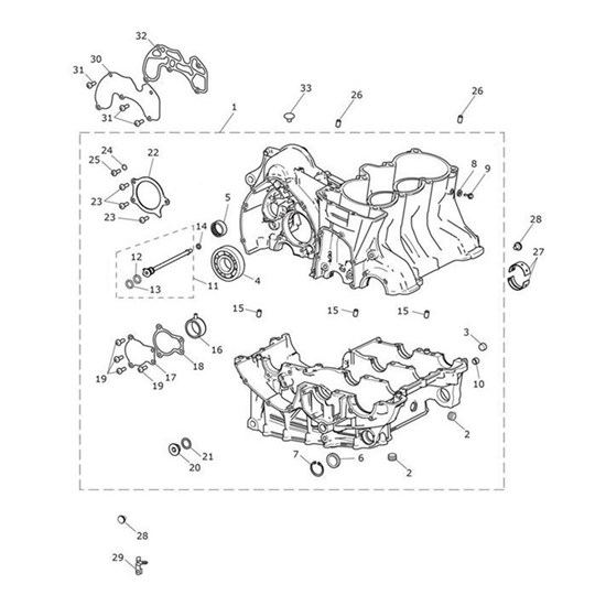 Bild von Baffle Plate, Crankcase, Breather