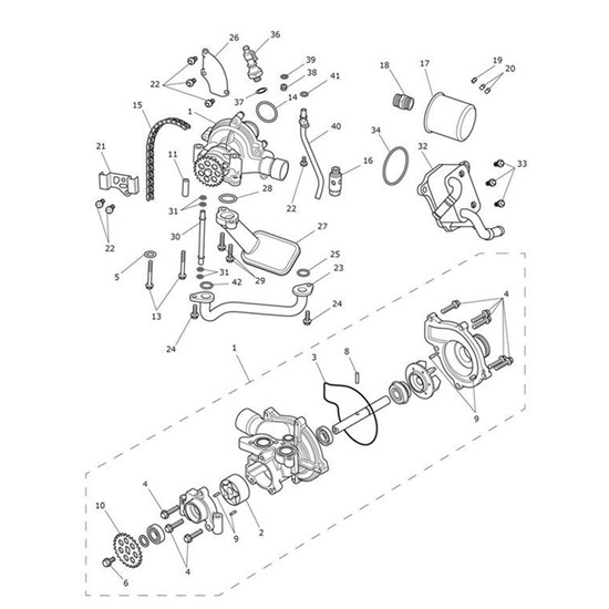 Bild von Baffle Plate, Crankcase Breather