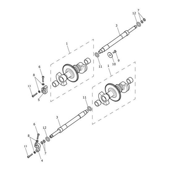 Bild von Balancer Shaft Assy, 1200