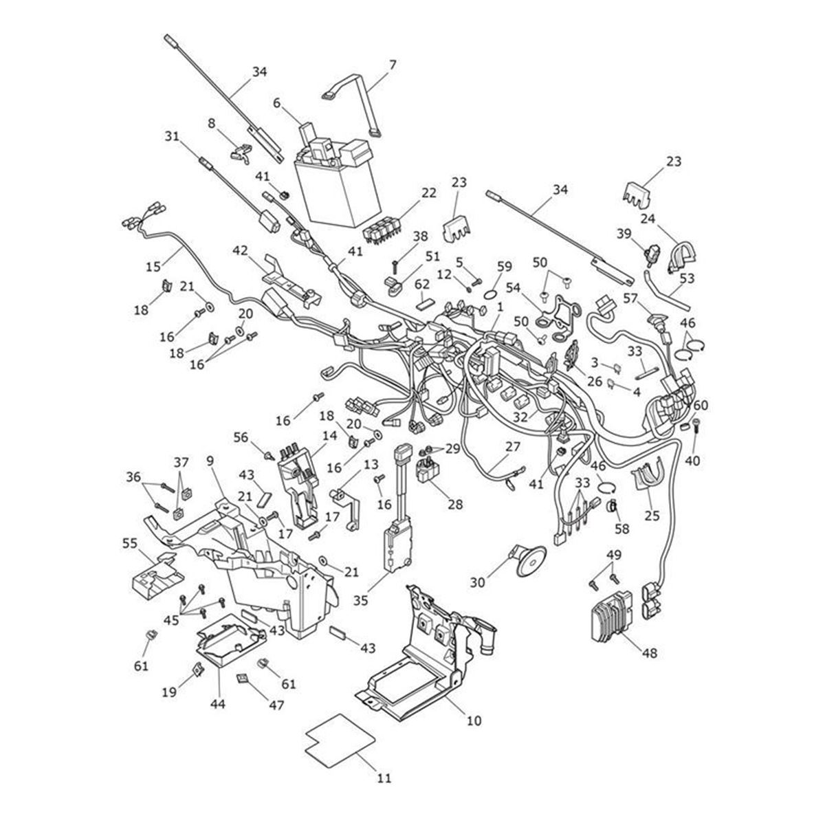 Bild von Battery Lead, Positive/Negative