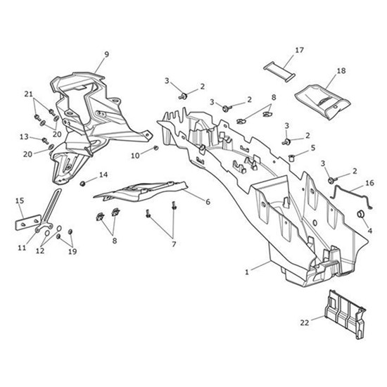 Bild von Battery Tray, Moulded