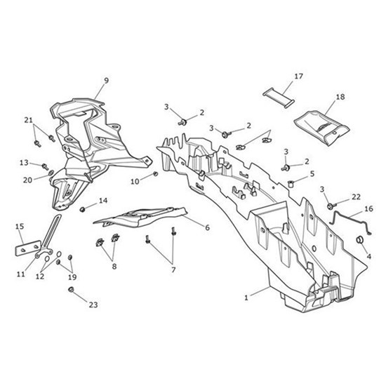 Bild von Battery Tray, Moulded