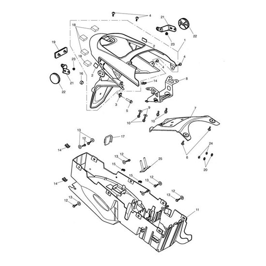 Bild von Battery Tray, Moulding