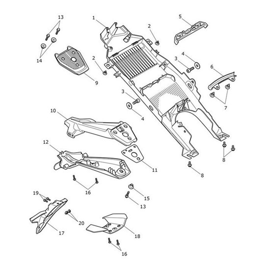 Bild von Battery Tray, Moulding