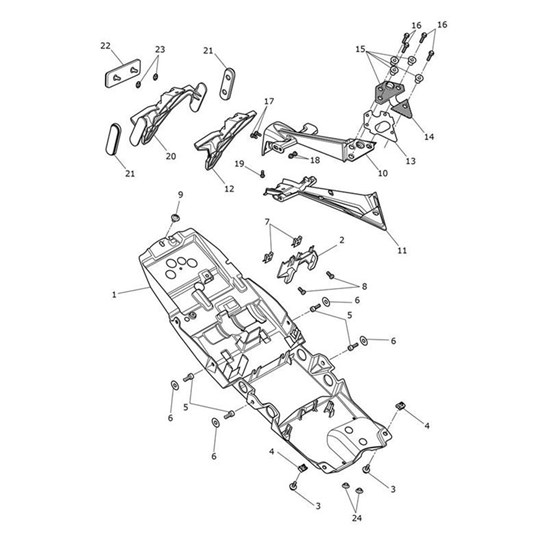 Bild von Battery Tray, Moulding