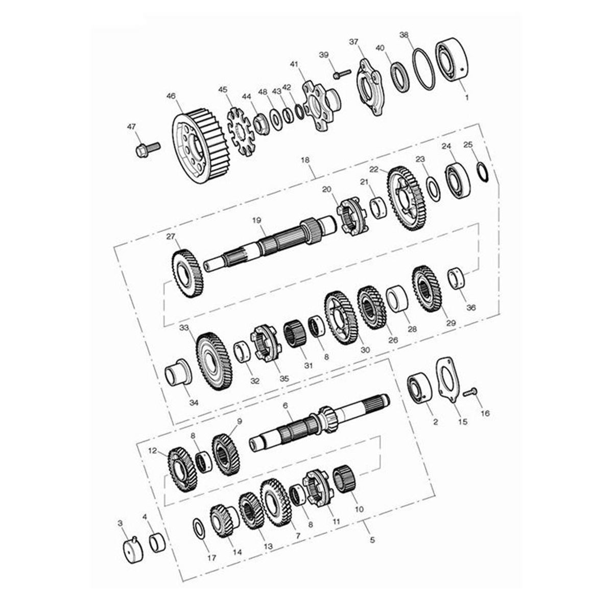 Bild von Bearing, D, Row, A, Cont. 5207