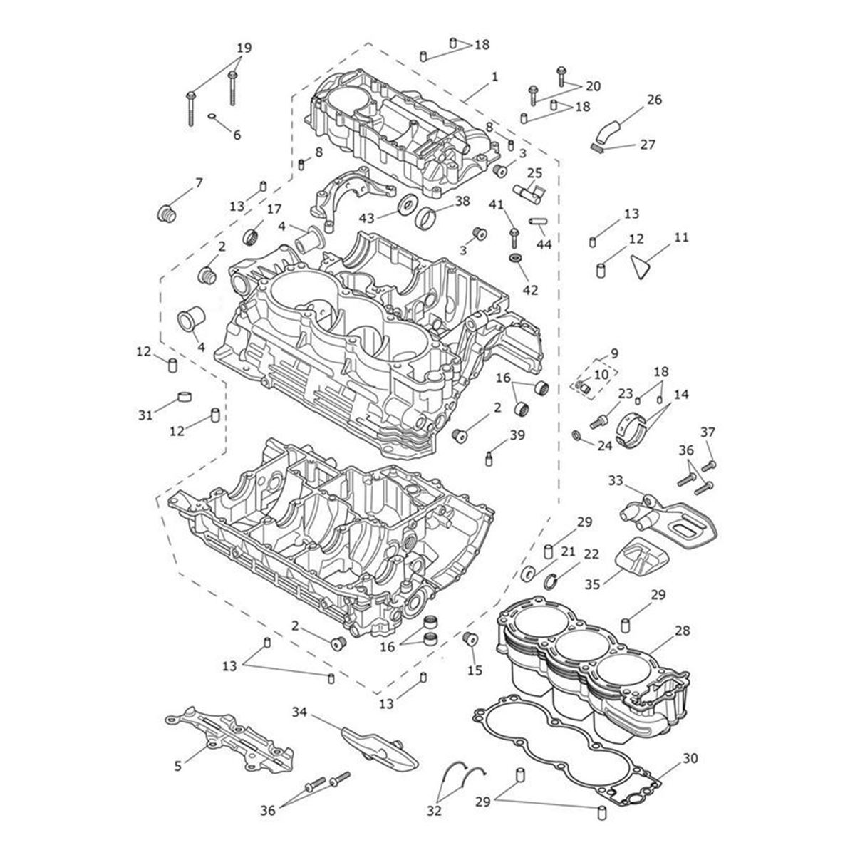 Bild von Bearing Shell, Main, 52.5 x 19.04 B