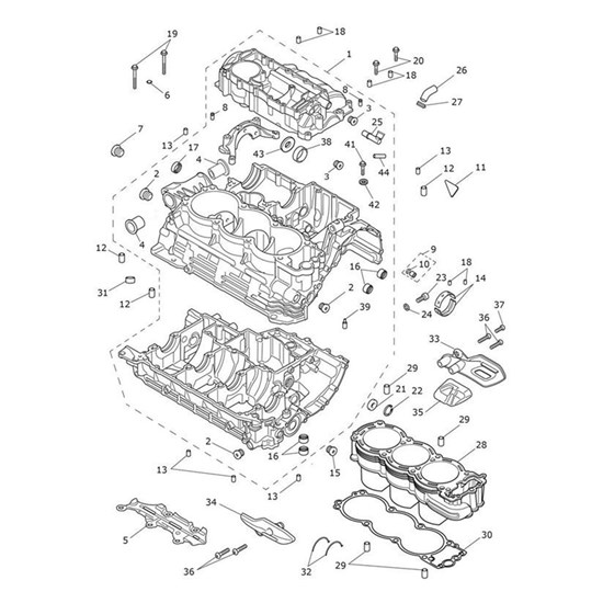 Bild von Bearing Shell, Main, 52.5 x 19.04 B