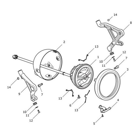 Bild von Bezel, Headlight, Clear