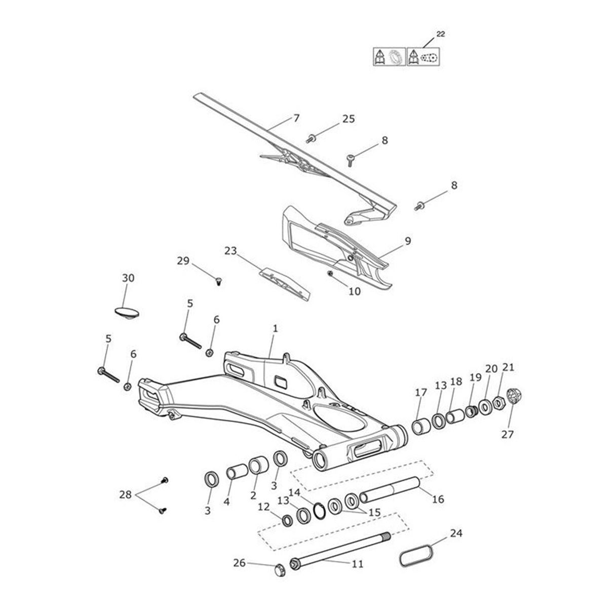 Picture of Blanking Plug, Swingarm