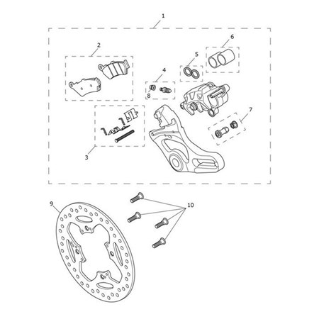 Bild von Bolt, Disc, M8 x 30, Slv, Enc