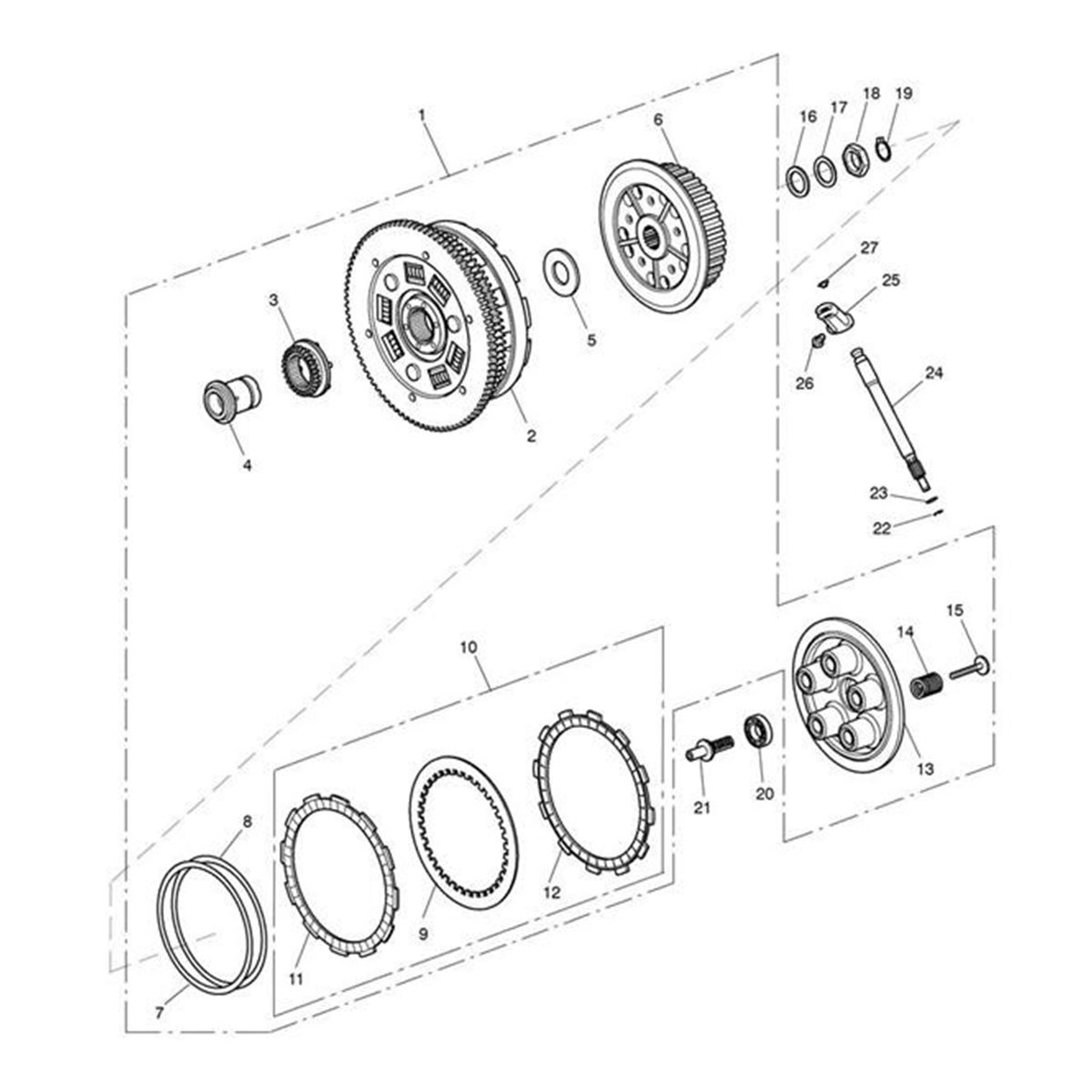 Bild von Bolt, Flange, M6 x 45.0