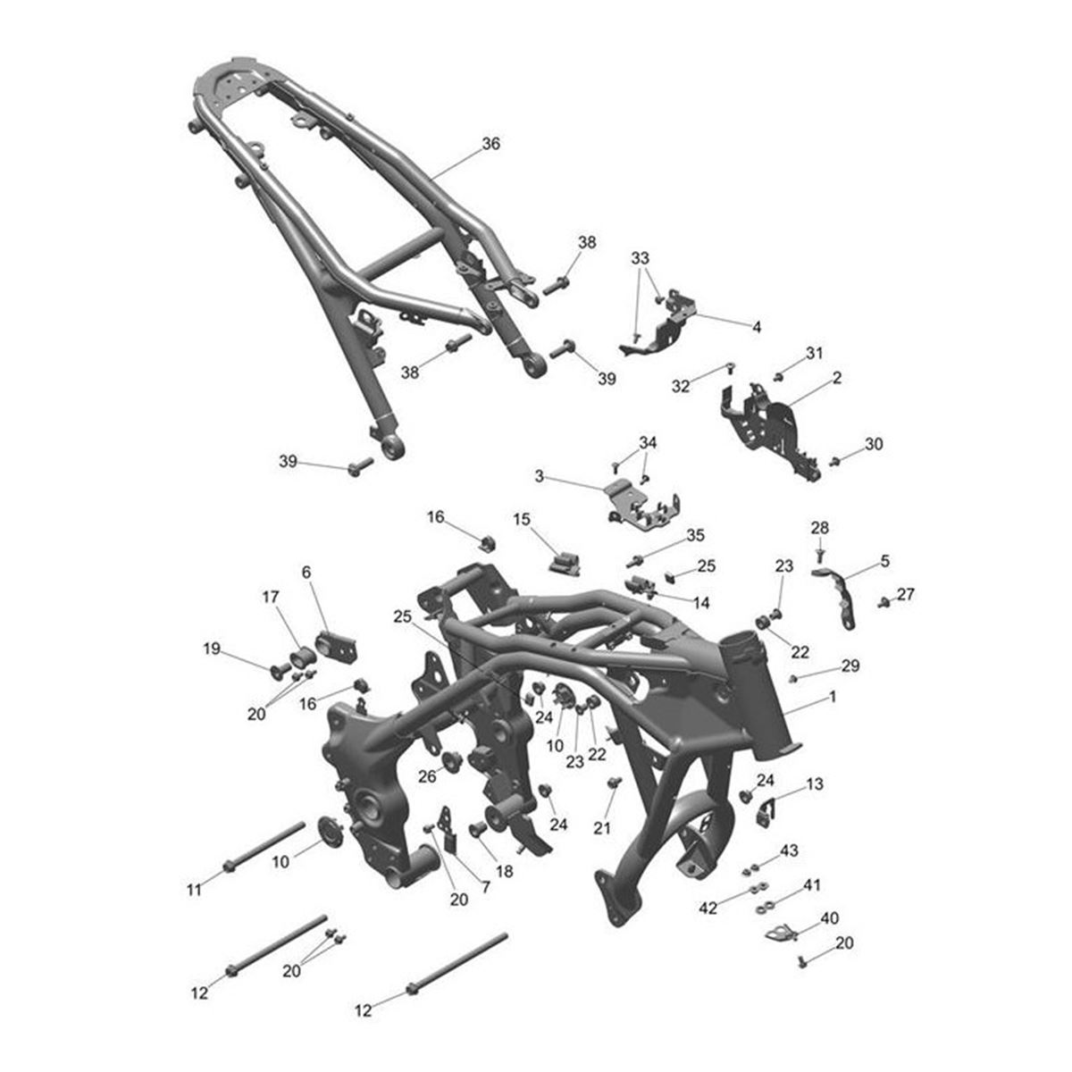 Bild von Bolt, Flanged, M10 x 1.25