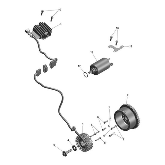 Bild von Bolt, Flanged, M6 x 1