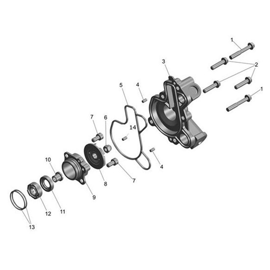 Bild von Bolt, Flgd, M6 x 1