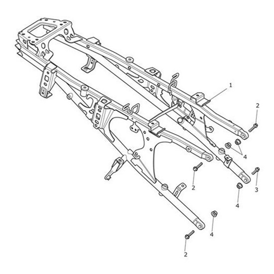 Bild von Bolt, HHF, Lghtd, M10 x 45, Slv