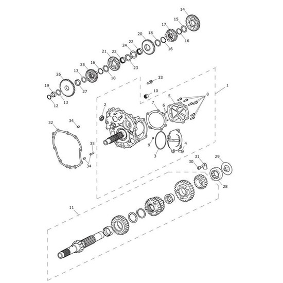 Bild von Bolt, HHF, M6 x 25, S/S