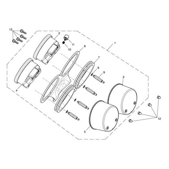 Bild von Bolt, M5, Twin End