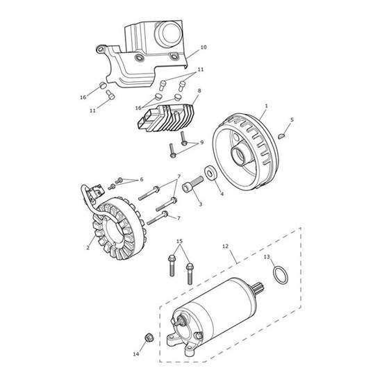 Bild von Bolt, Radial Feed, M12 x 40