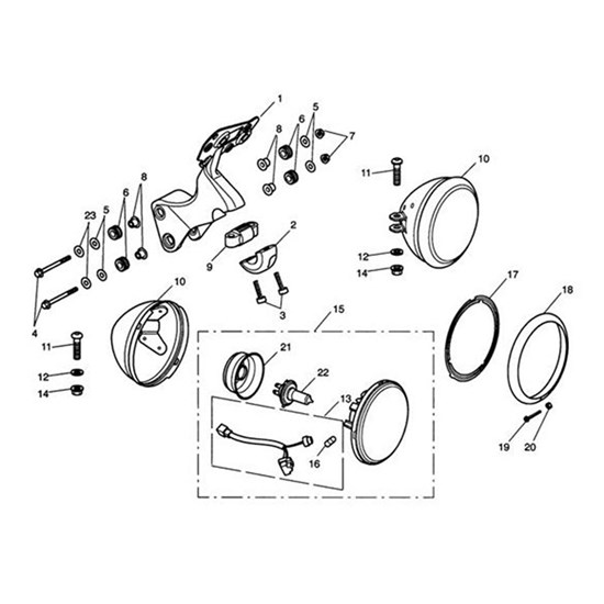 Bild von Bowl, Headlight, LH