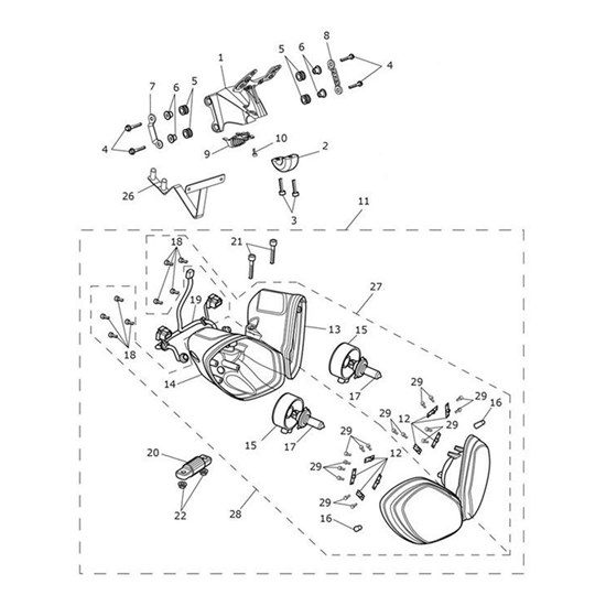 Bild von Bowl, Headlight, LH