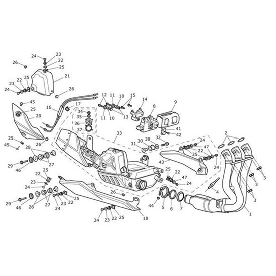 Bild von Bracket, Actuator, Exhaust Valve