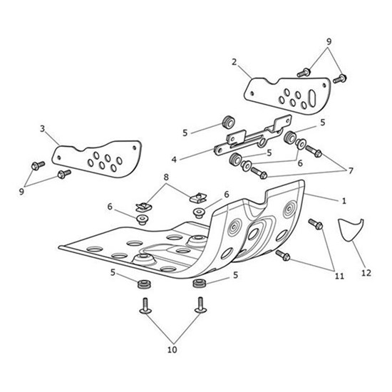 Bild von Bracket, Bash Plate