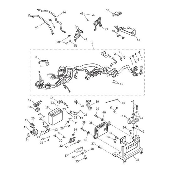 Bild von Bracket, Battery